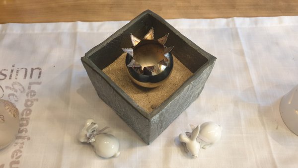 MAKNU Feuer-Tischkugel „Sonne“ Durchmesser 8cm (1079)